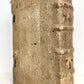1589 ROBERTO BELLARMINI THEOLOGY 16th CENTURY PIGSKIN BINDING w/ CLASPS antique