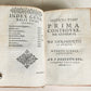 1589 ROBERTO BELLARMINI THEOLOGY 16th CENTURY PIGSKIN BINDING w/ CLASPS antique