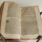 1589 ROBERTO BELLARMINI THEOLOGY 16th CENTURY PIGSKIN BINDING w/ CLASPS antique