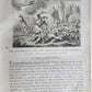 1811 BIBLE HISTORY in FRENCH ILLUSTRATED w/ 270 ENGRAVINGS & MAP antique