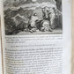 1811 BIBLE HISTORY in FRENCH ILLUSTRATED w/ 270 ENGRAVINGS & MAP antique
