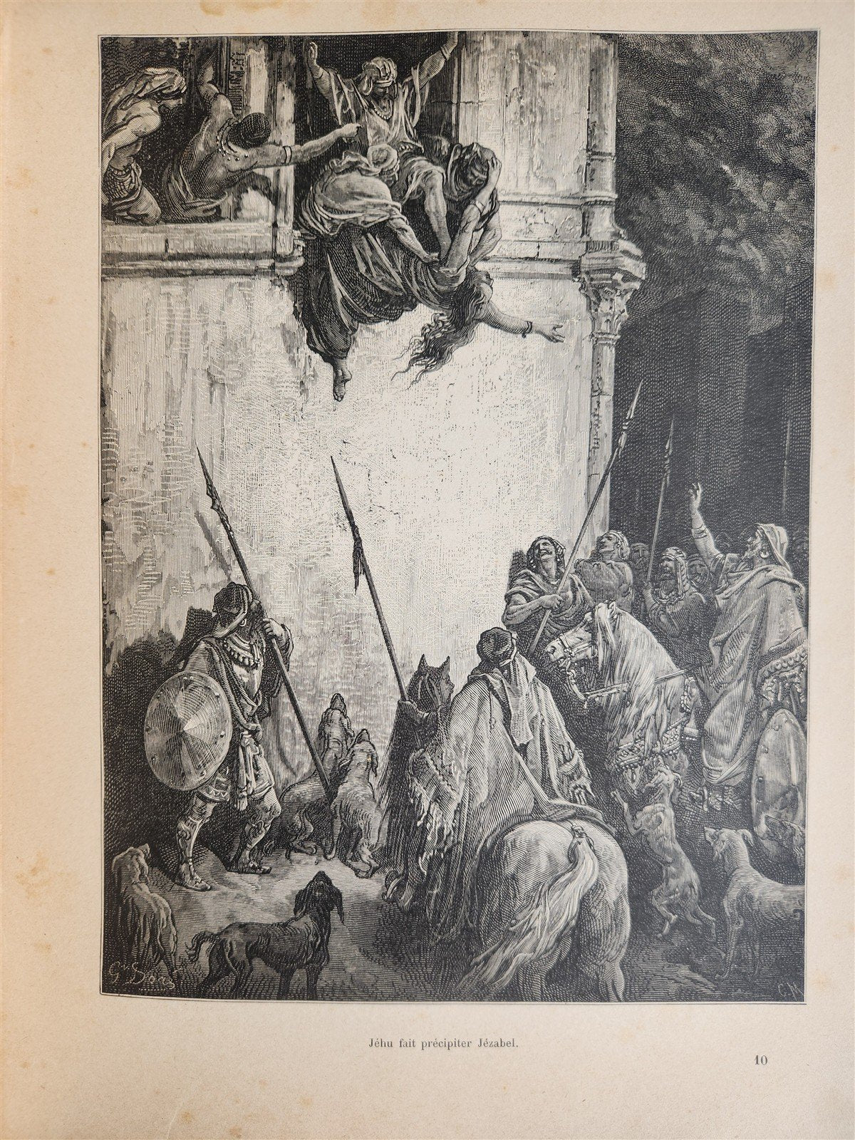 1903 BIBLE HISTORY in FRENCHGUSTAVE DORE ILLUSTRATED antique L'Epopee Biblique