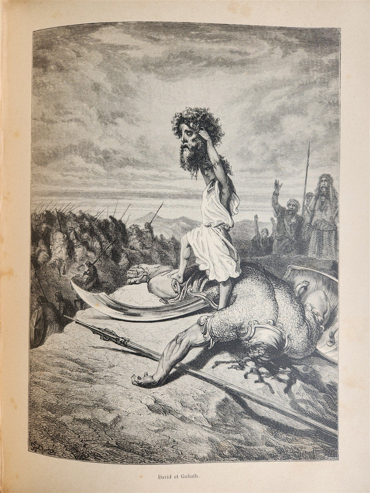 1903 BIBLE HISTORY in FRENCHGUSTAVE DORE ILLUSTRATED antique L'Epopee Biblique