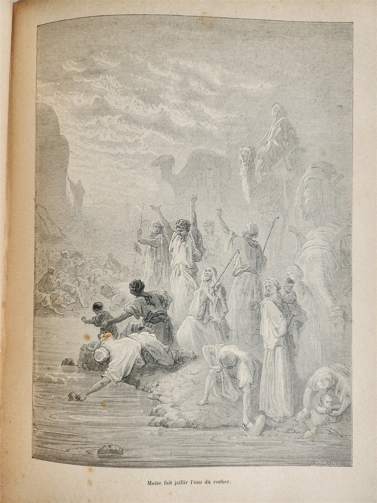 1903 BIBLE HISTORY in FRENCHGUSTAVE DORE ILLUSTRATED antique L'Epopee Biblique
