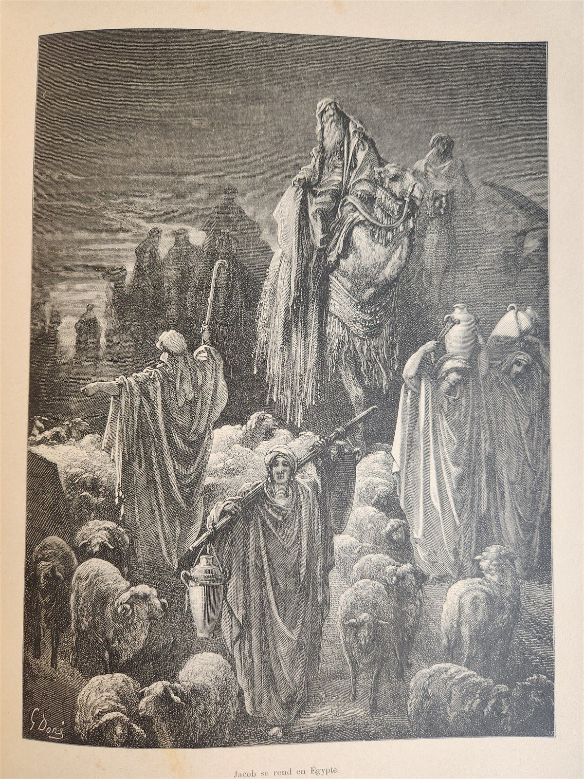1903 BIBLE HISTORY in FRENCHGUSTAVE DORE ILLUSTRATED antique L'Epopee Biblique