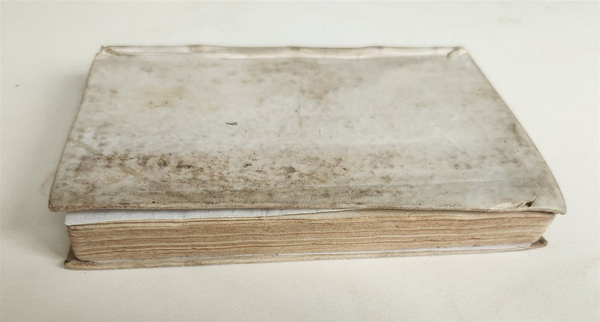 1597 Selva di Bellissimi Dubbi by Ortensio Lando antique VELLUM 16th CENTURY