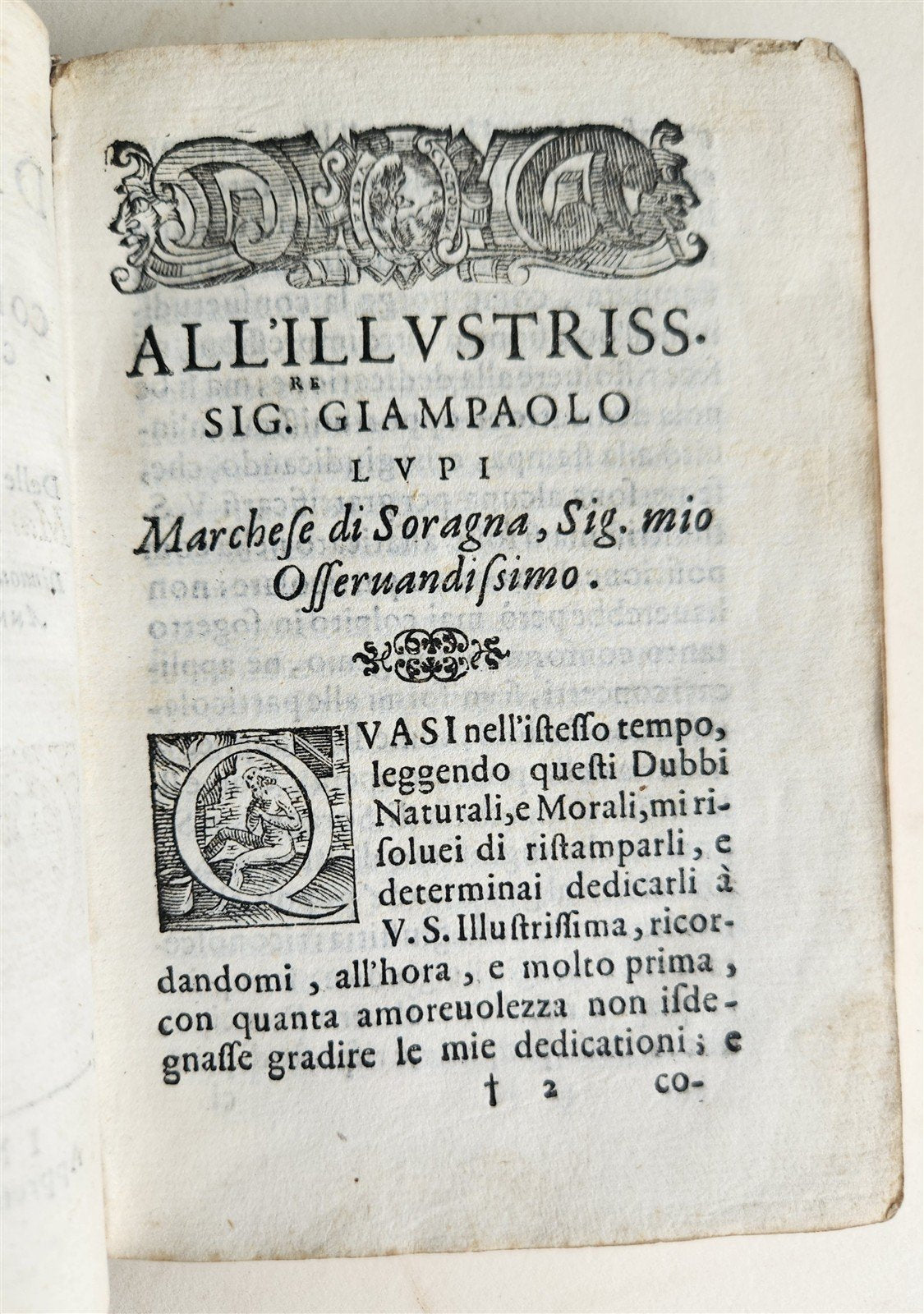 1597 Selva di Bellissimi Dubbi by Ortensio Lando antique VELLUM 16th CENTURY