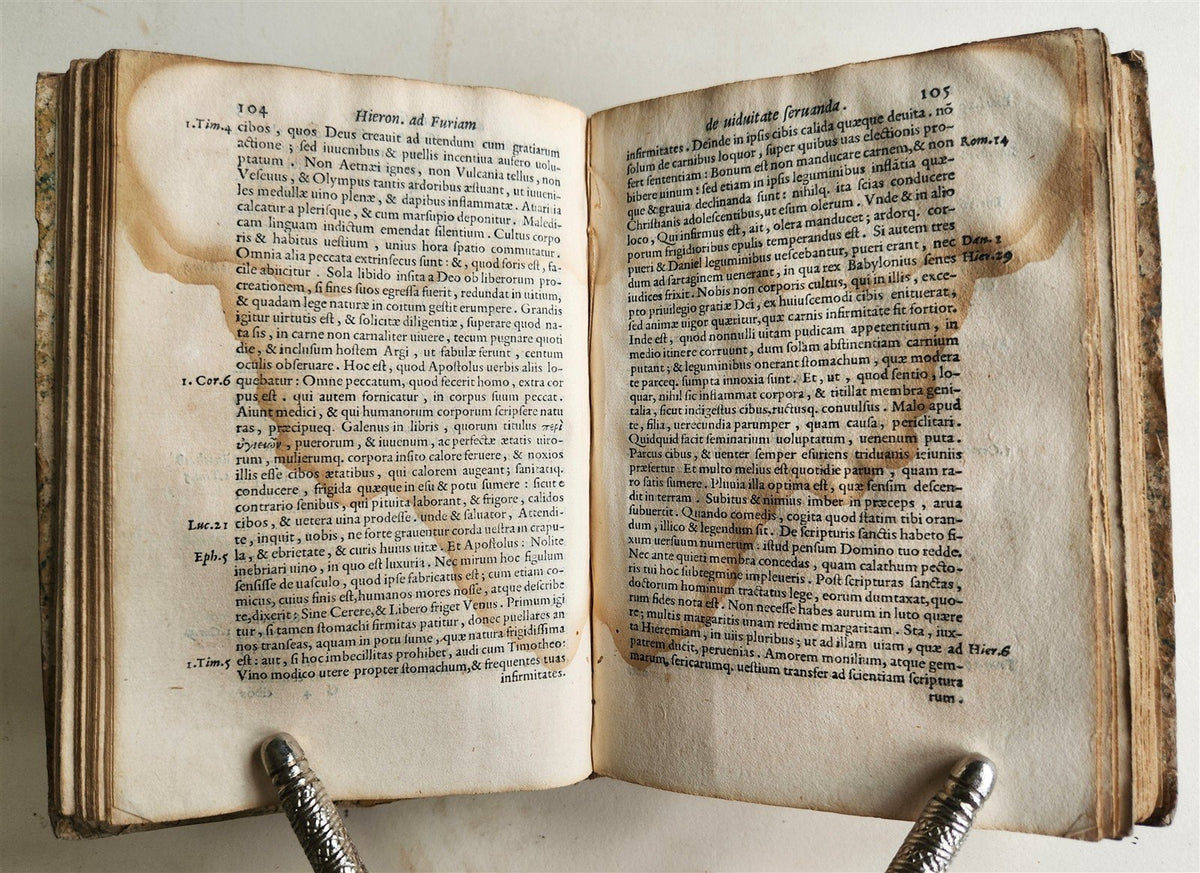 1566 ALDINE PRESS Letters of Saint Jerome antique 16th CENTURY Paolo Manuzio
