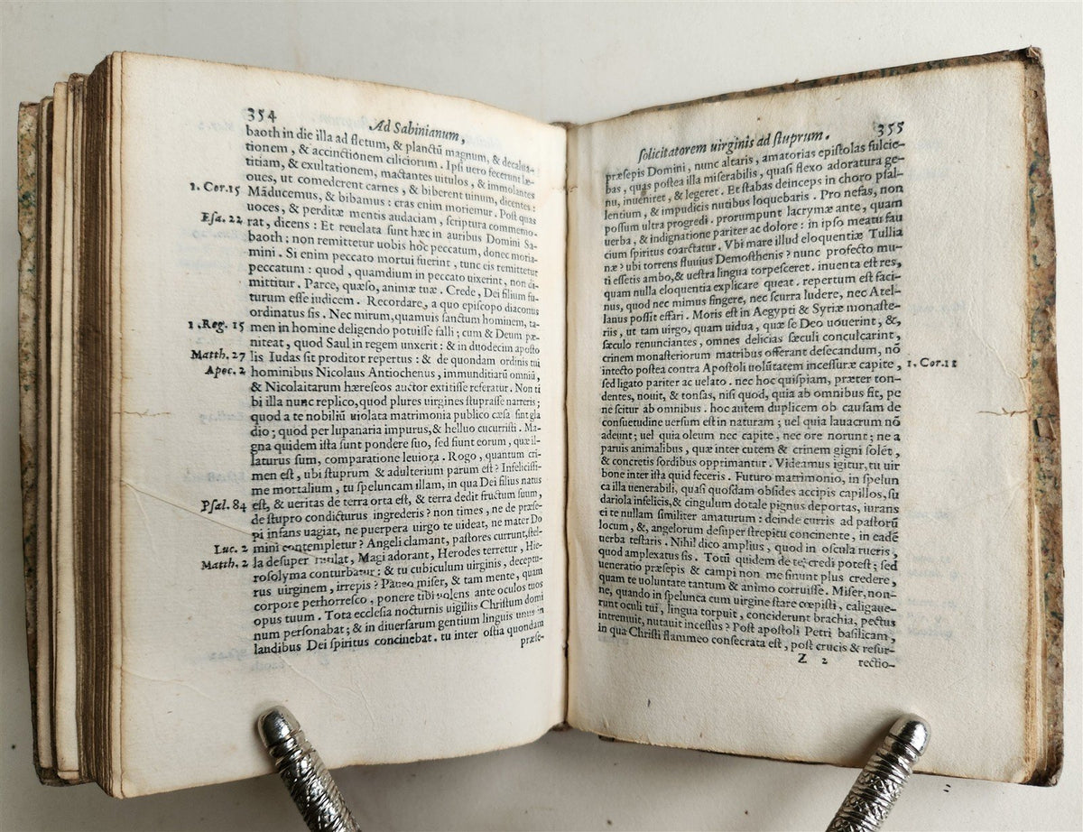 1566 ALDINE PRESS Letters of Saint Jerome antique 16th CENTURY Paolo Manuzio
