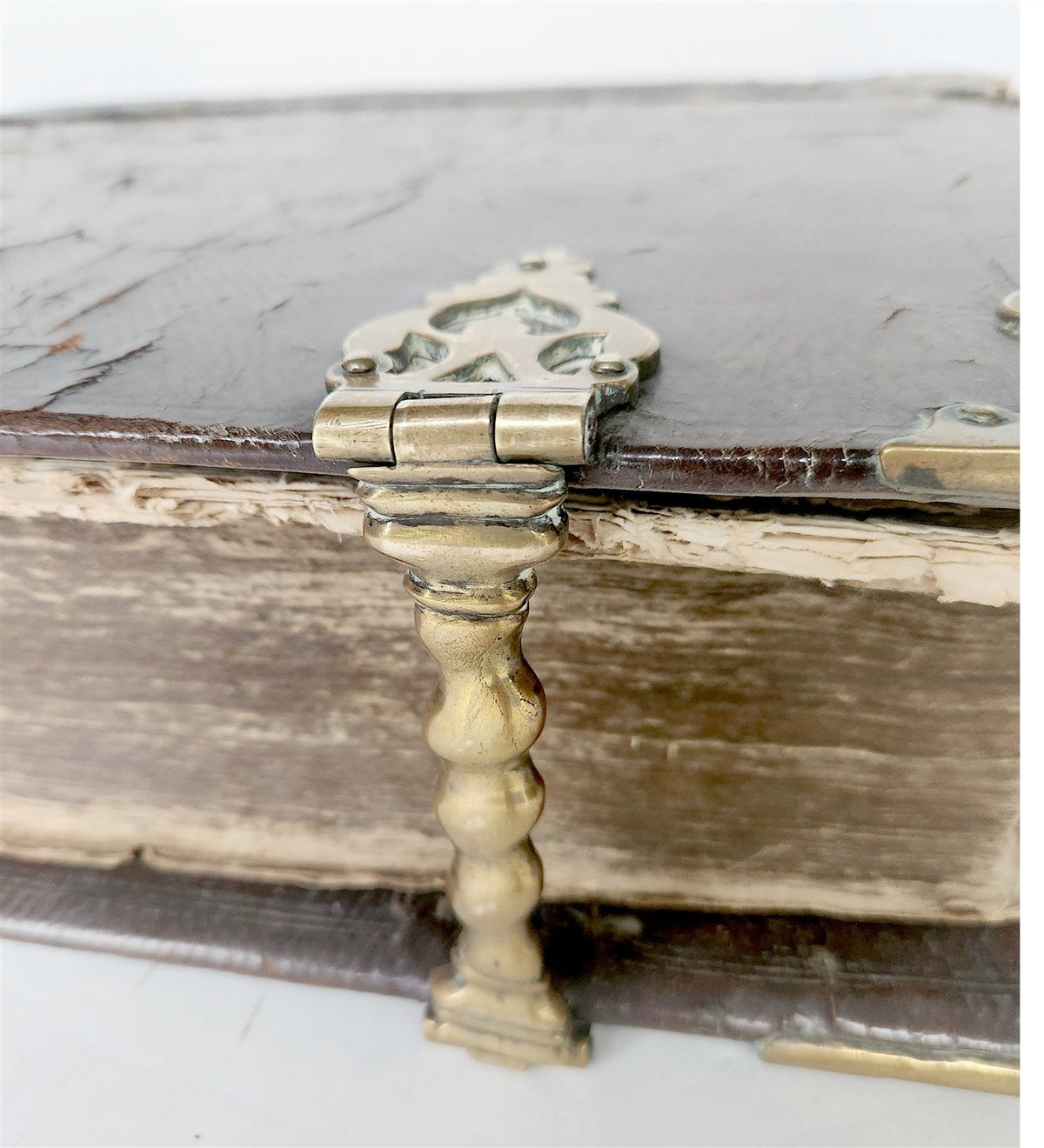 1702 BIBLE in DUTCH MONUMENTAL "KEUR" FOLIO antique ILLUSTRATED w/ 5 MAPS
