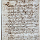 17th CENTURY MANUSCRIPT in ITALIAN (?) antique VELLUM BOUND 120 pages