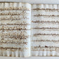 17th CENTURY MANUSCRIPT in ITALIAN (?) antique VELLUM BOUND 120 pages