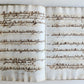 17th CENTURY MANUSCRIPT in ITALIAN (?) antique VELLUM BOUND 120 pages