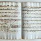 17th CENTURY MANUSCRIPT in ITALIAN (?) antique VELLUM BOUND 120 pages