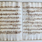 17th CENTURY MANUSCRIPT in ITALIAN (?) antique VELLUM BOUND 120 pages