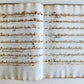 17th CENTURY MANUSCRIPT in ITALIAN (?) antique VELLUM BOUND 120 pages