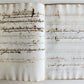 17th CENTURY MANUSCRIPT in ITALIAN (?) antique VELLUM BOUND 120 pages