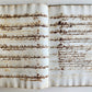 17th CENTURY MANUSCRIPT in ITALIAN (?) antique VELLUM BOUND 120 pages