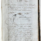 18th CENTURY MANUSCRIPT in ITALIAN antique VELLUM BOUND 392 pages