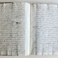 18th CENTURY MANUSCRIPT in ITALIAN antique VELLUM BOUND 392 pages