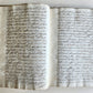 18th CENTURY MANUSCRIPT in ITALIAN antique VELLUM BOUND 392 pages