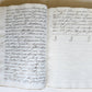 18th CENTURY MANUSCRIPT in ITALIAN antique VELLUM BOUND 392 pages