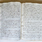 18th CENTURY MANUSCRIPT in ITALIAN antique VELLUM BOUND 392 pages