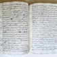 18th CENTURY MANUSCRIPT in ITALIAN antique VELLUM BOUND 392 pages