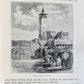 1869 BIBLE in ENGLISH 2 VOLUMES antique ILLUSTRATED NEW TESTAMENT