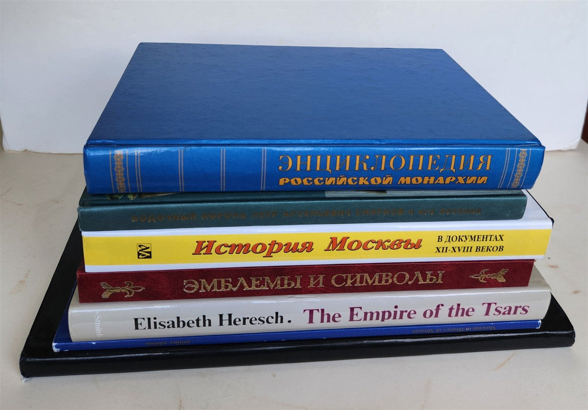 RUSSIAN HISTORY & ART 7 ILLUSTRATED BOOKS LOT