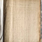 1873 MANUSCRIPT on PAPER - ECCLESIASTICAL HISTORY antique