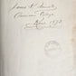 1873 MANUSCRIPT on PAPER - ECCLESIASTICAL HISTORY antique