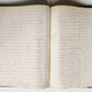1873 MANUSCRIPT on PAPER - ECCLESIASTICAL HISTORY antique