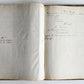 1873 MANUSCRIPT on PAPER - ECCLESIASTICAL HISTORY antique