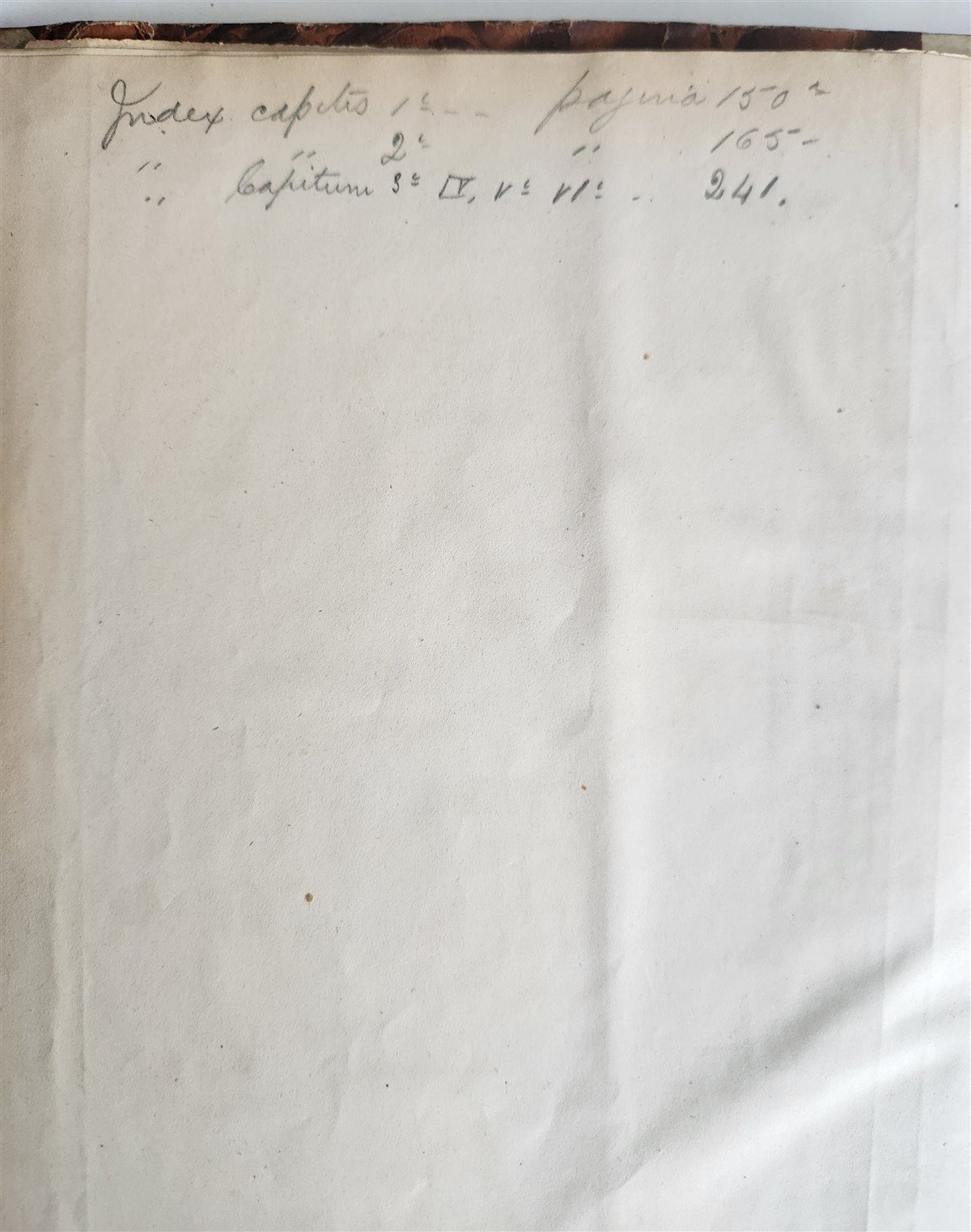 1872 MANUSCRIPT on PAPER - ECCLESIASTICAL HISTORY antique