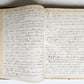 1872 MANUSCRIPT on PAPER - ECCLESIASTICAL HISTORY antique