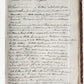 1872 MANUSCRIPT on PAPER - ECCLESIASTICAL HISTORY antique