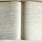 1872 MANUSCRIPT on PAPER - ECCLESIASTICAL HISTORY antique