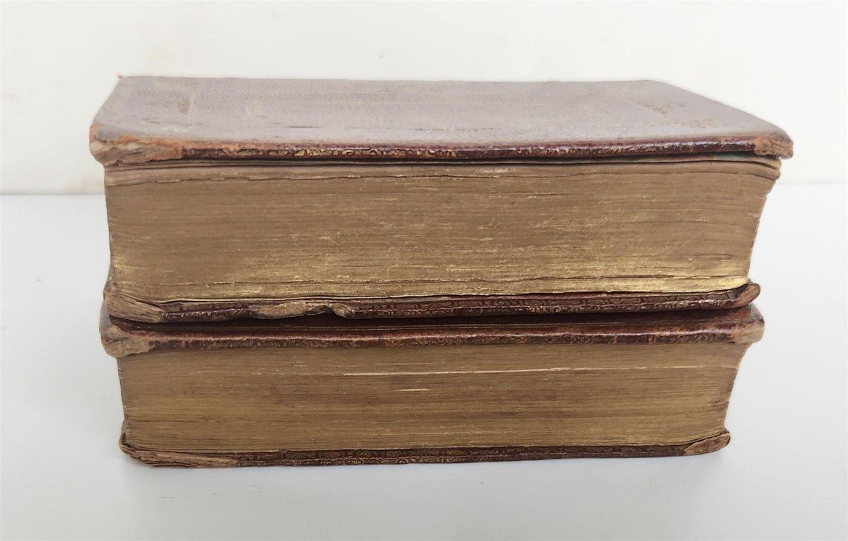 1658 BIBLE in ENGLISH OLD and NEW TESTAMENTS antique 2 VOLUMES