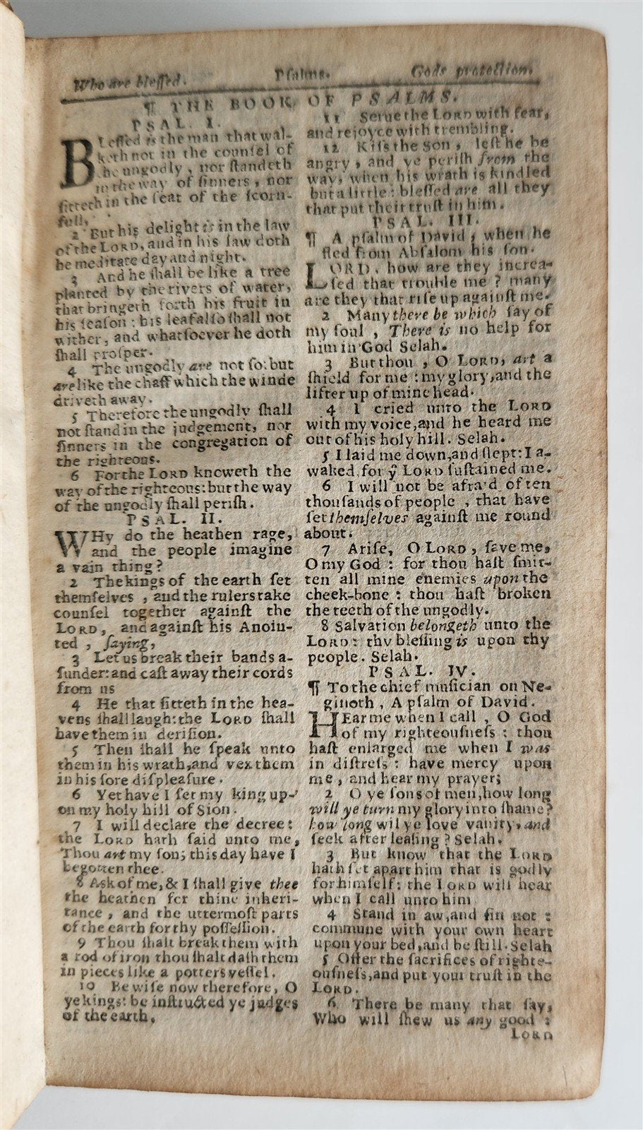 1658 BIBLE in ENGLISH OLD and NEW TESTAMENTS antique 2 VOLUMES