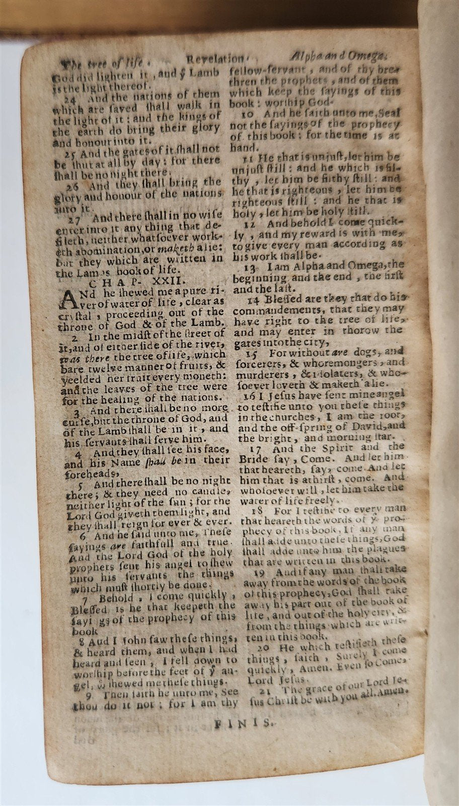 1658 BIBLE in ENGLISH OLD and NEW TESTAMENTS antique 2 VOLUMES