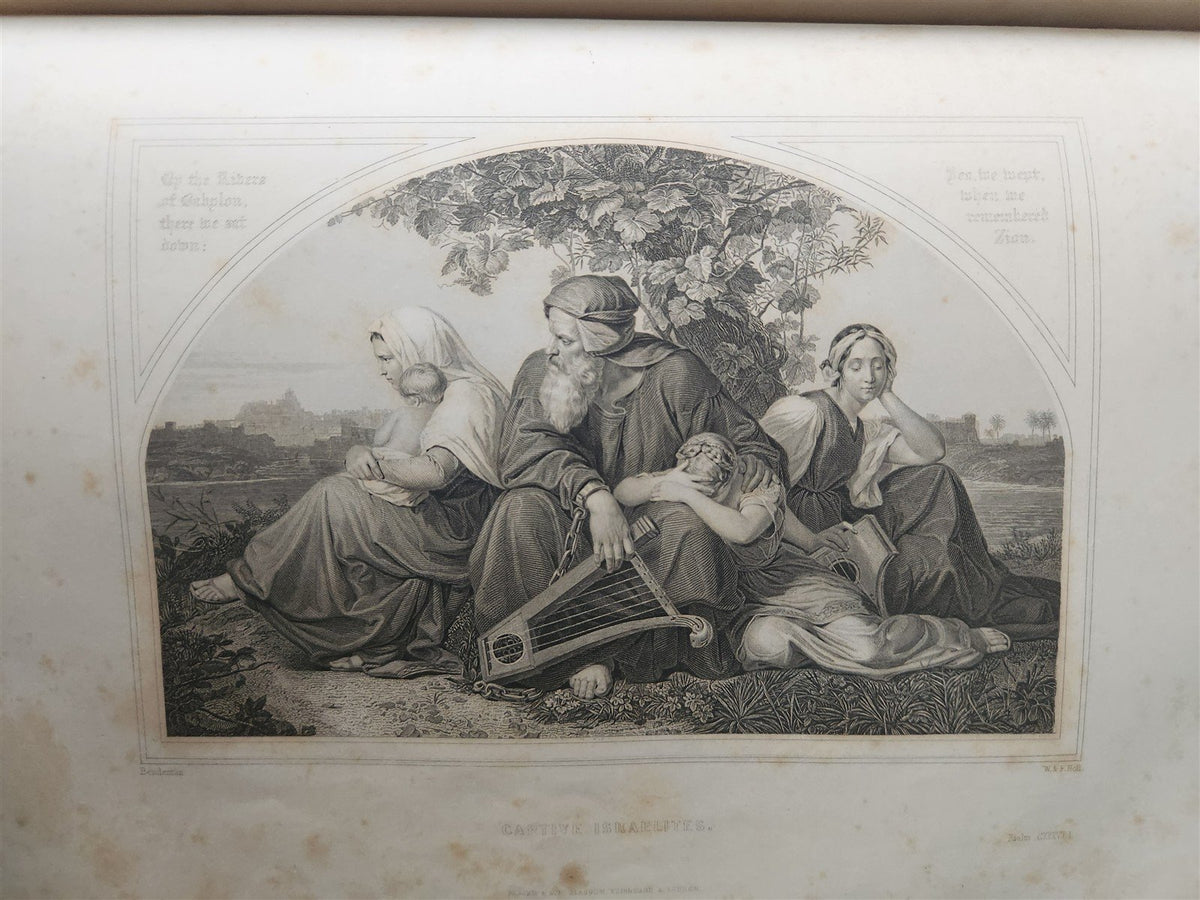 1869 IMPERIAL FAMILY BIBLE in ENGLISH OLD and NEW TESTAMENTS antique ILLUSTRATED