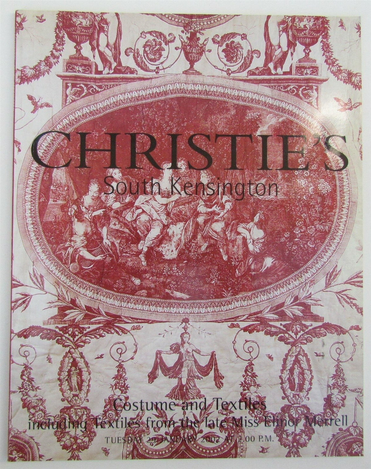 COSTUME & TEXTILE w/ ELINOR MERRELL COLLECTION 2002 CHRISTIE'S AUCTION CATALOG