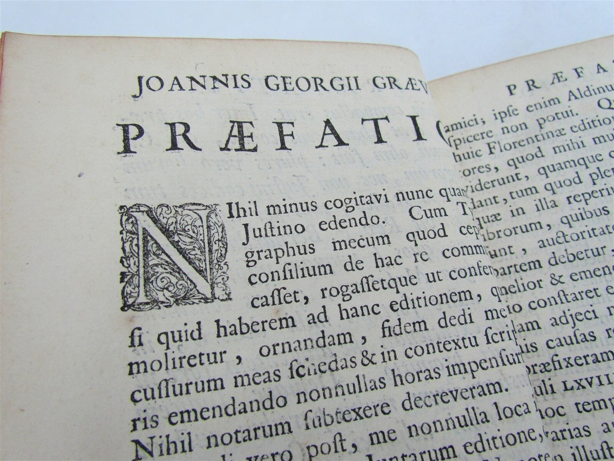 1719 Historae Philippiae antique by JUSTIN - MACEDONIA KINGS HISTORY
