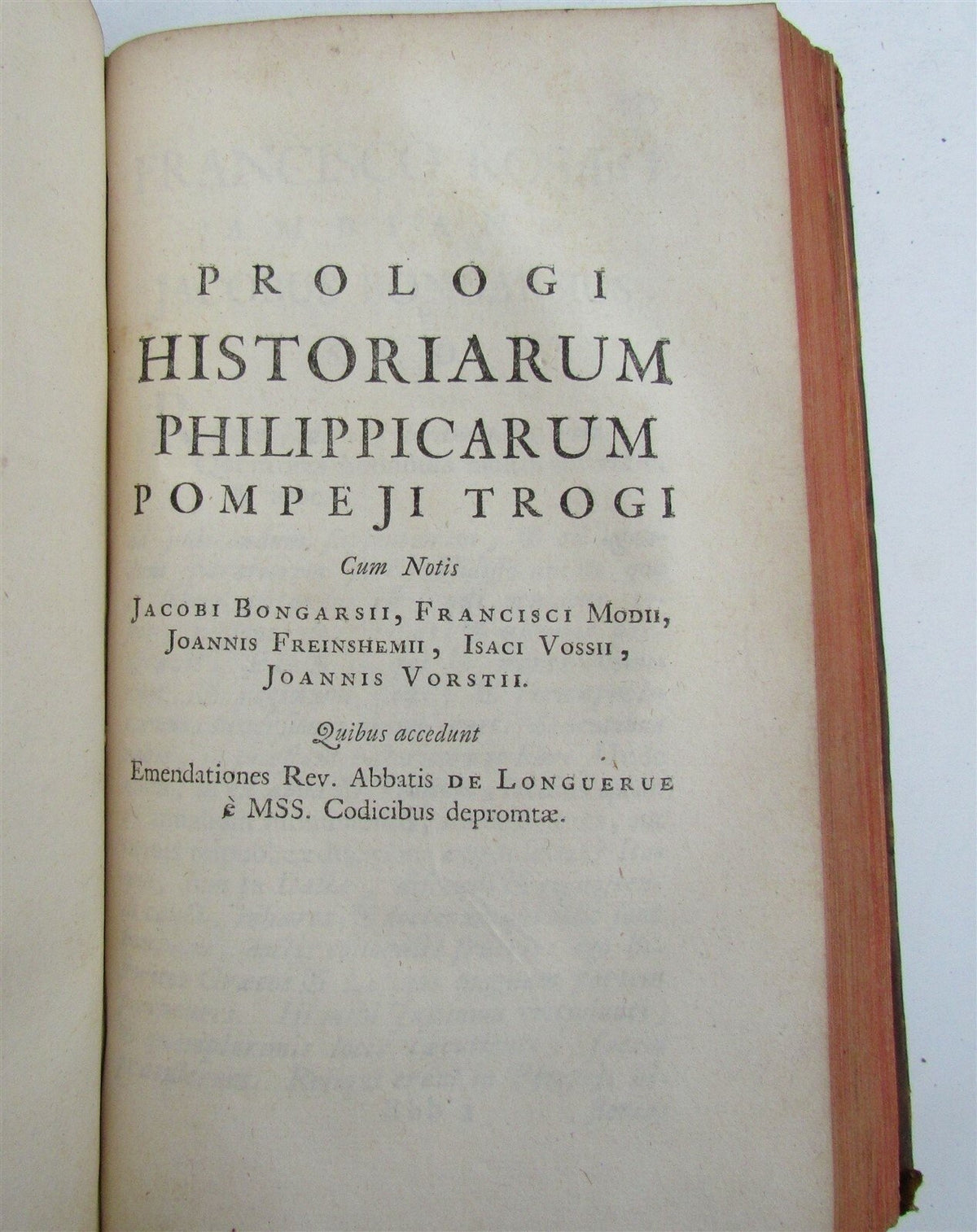 1719 Historae Philippiae antique by JUSTIN - MACEDONIA KINGS HISTORY