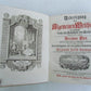 1748 WORLD'S HISTORY antique ILLUSTRATED w/ MAP in German VELLUM BOUND