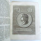 1748 WORLD'S HISTORY antique ILLUSTRATED w/ MAP in German VELLUM BOUND