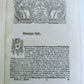 1748 WORLD'S HISTORY antique ILLUSTRATED w/ MAP in German VELLUM BOUND