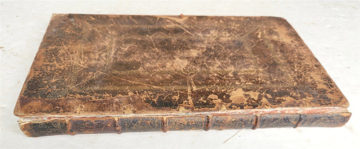 1703 BIBLE in GREEK NEW TESTAMENT antique ILLUSTRATED FOLIO