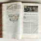 1703 BIBLE in GREEK NEW TESTAMENT antique ILLUSTRATED FOLIO